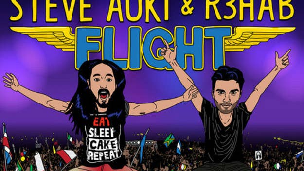 We have a feeling many of you have been waiting for this one. Due out on December 13, Steve Aoki & R3hab's massive "Flight" is going to electrify stag