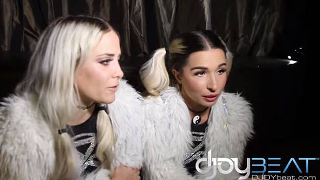 During a recent trip to Las Vegas' Marquee Nightclub, our homegirl OHMYGODitsKAT linked up with Swedeish duo Rebecca & Fiona, and I can't front: I lov