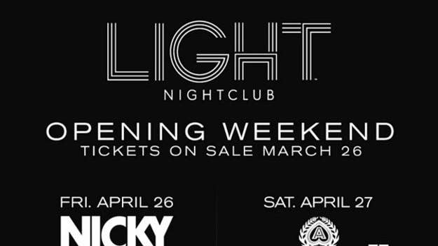 Mandalay Bay's LIGHT Nightclub in Las Vegas has announced that its opening weekend (April 26-27) will feature Nicky Romero and Axwell headlining each night (respectively). Nicky will be joined by Clockwork on April 26, while Hook N Sling joins Axwell on April 27. Early bird tickets will go on sale on March 26 via TheLightVegas.com; pre-sale codes will be distributed via @TheLightVegas on Twitter. 