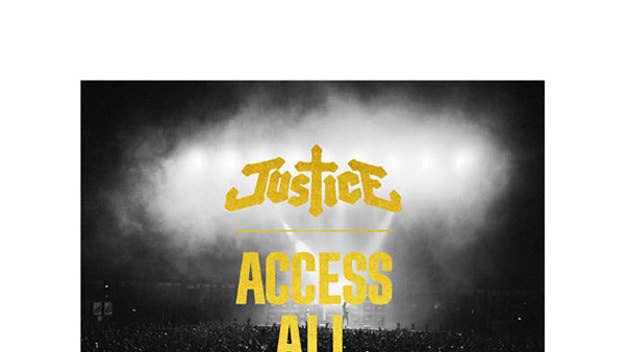 French duo Justice will be releasing a live album, Access All Areas, on May 7 via Ed Banger. The album is taken from a live show they did at the Nîmes arenas in July of 2012, during their Audio, Video, Disco tour.