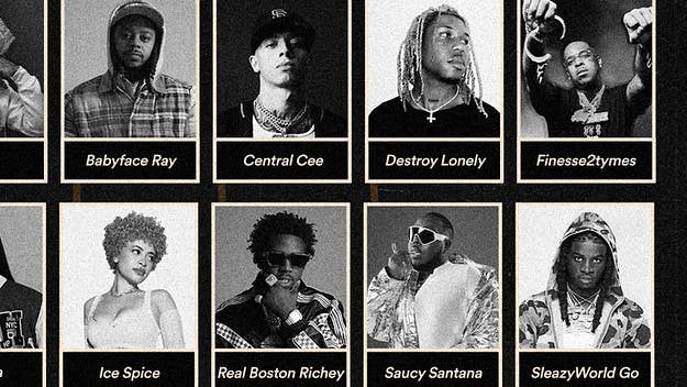 GloRilla, Ice Spice, Destroy Lonely, Saucy Santana, Babyface Ray, and more are being put on Spotify's radar as we launch into another new year.