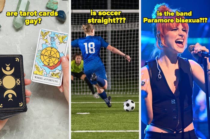Are tarot cards gay, is soccer straight, is the band Paramore bisexual?