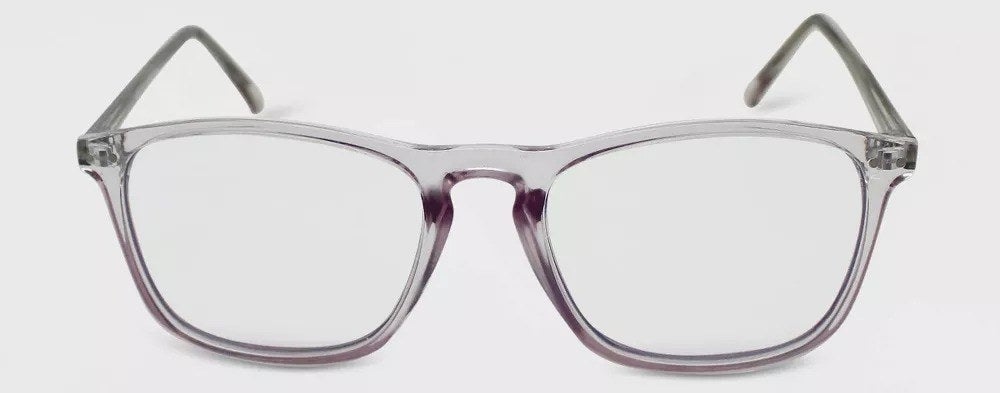 The glasses seen from the front