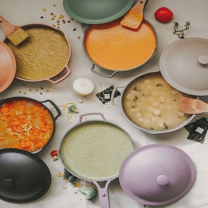 the always pan in different colors