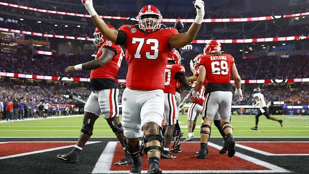 The University of Georgia Bulldogs snacked on TCU's defense—and some chicken wings—on the way to their record breakingly lopsided college football title win.