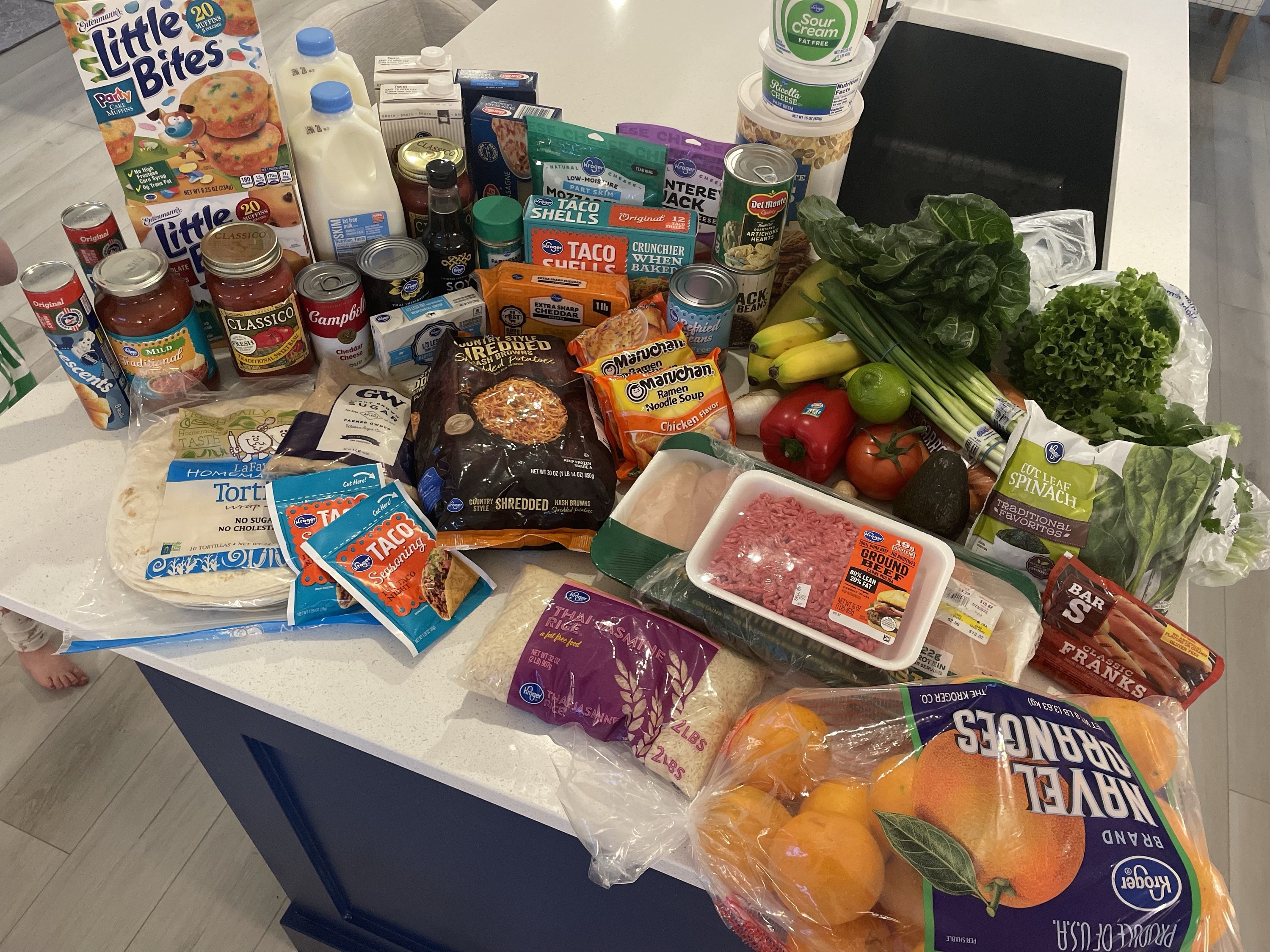 How I Feed My Family With  120 Worth Of Groceries A Week - 90