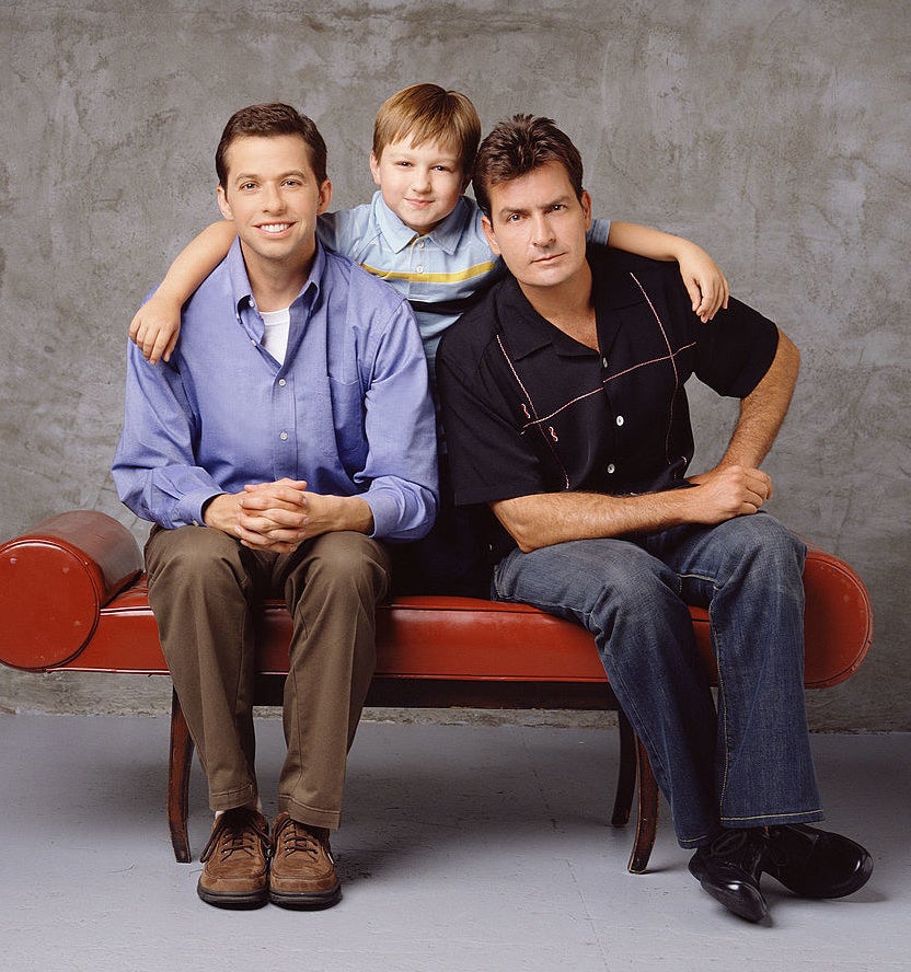 The cast of "Two and a Half Men"