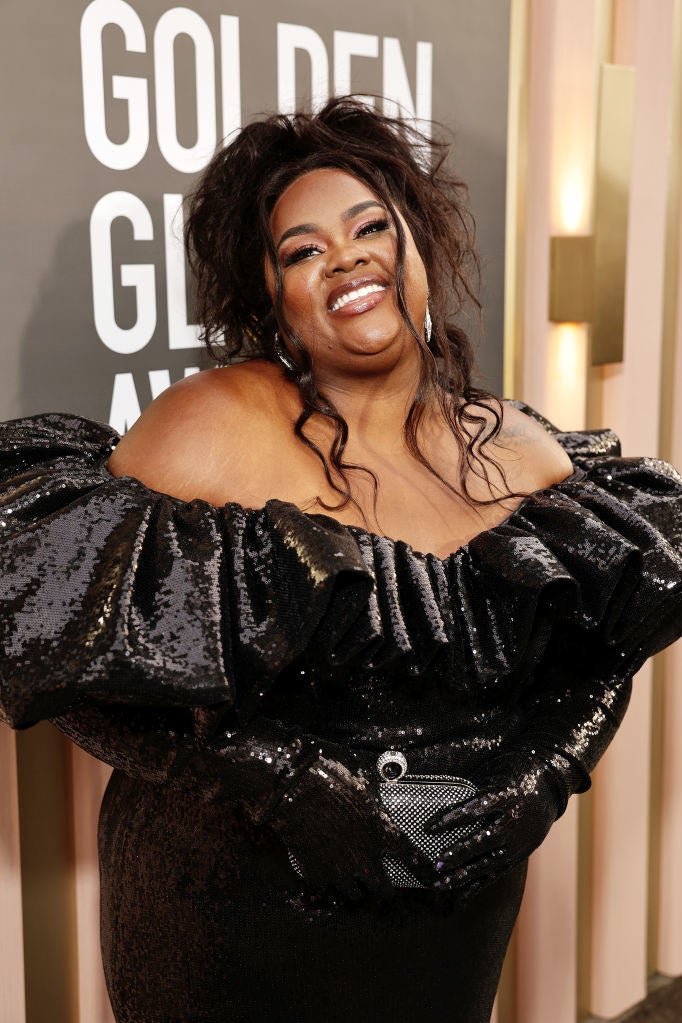 A close up on Nicole Byer