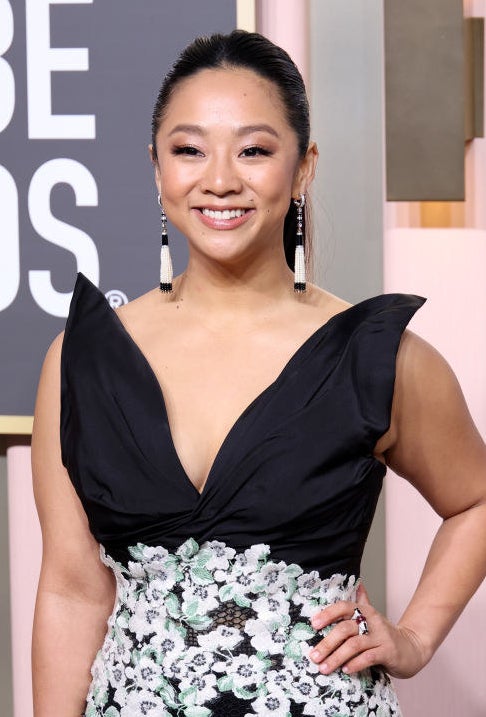 A close up on Stephanie Hsu