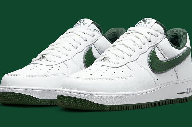 Nike Air Force 1 Black/Green Strike Release, Drops