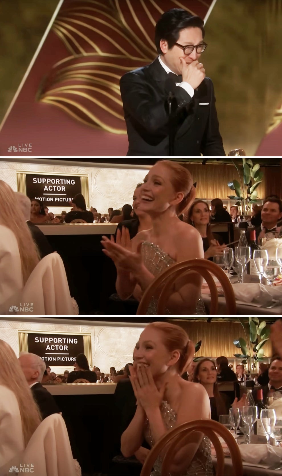 Ke Huy Quan Golden Globes Speech Reactions