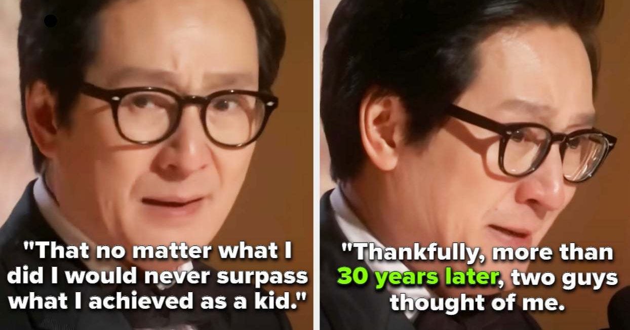 Ke Huy Quan Golden Globes Speech Reactions - BuzzFeed