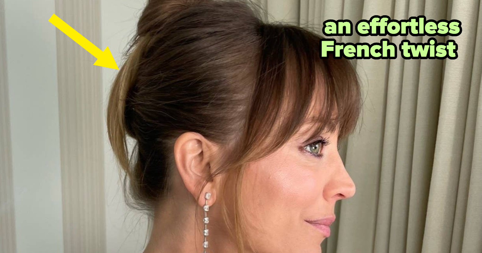 Image of French twist Jewish hairstyle