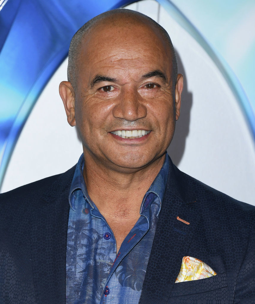 Close-up of Temuera