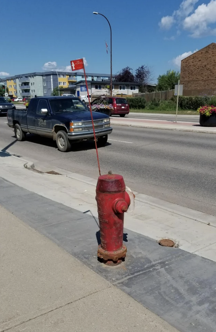 A fire hydrant in Canada