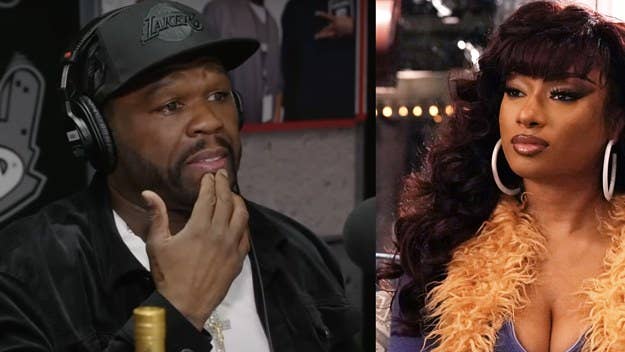 50 Cent apologized to Megan Thee Stallion for sharing a Jussie Smollett meme about the Tory Lanez shooting trial. Lanez was found guilty last month.