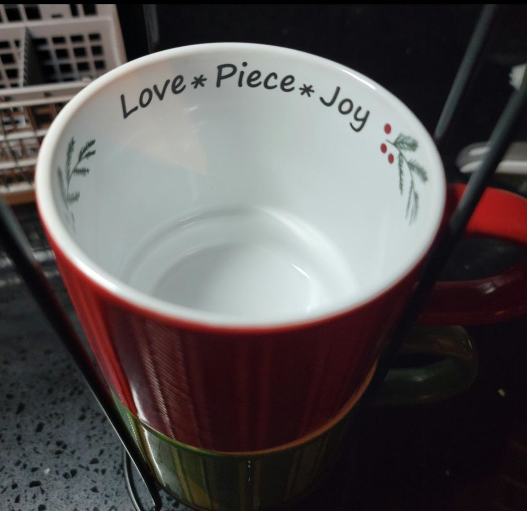 &quot;Love, piece, joy&quot;