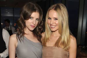 A closeup of Anna and Kristen