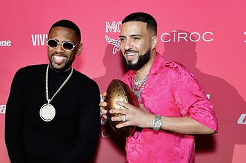 Fabolous and French Montana attend the MCM x Rolling Pre-Super Bowl Event