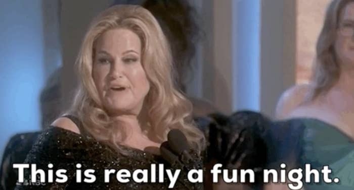 Jennifer Coolidge saying &quot;this is really a fun night&quot;