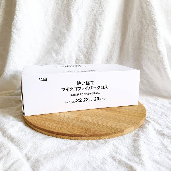 CAINZ(カインズ)のおすすめ掃除グッズ「使い捨てマイクロファイバークロス 20枚入 ホワイト」