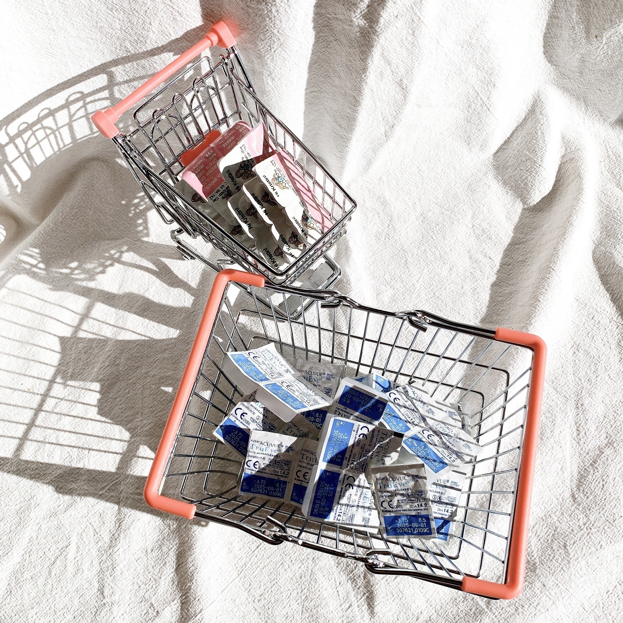 フライングタイガー（Flying Tiger Copenhagen）のおすすめおもしろ雑貨「ショッピングバスケット」と「ショッピングカート」