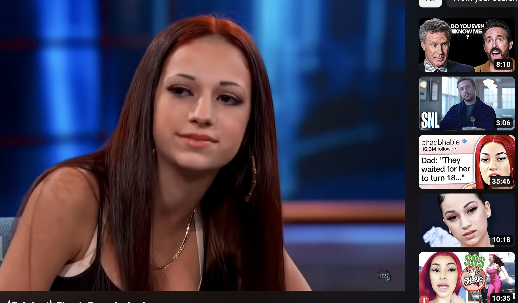 Bhad Bhabie Says People Who Joined Her OnlyFans When She Turned 18 Should  Be Jailed