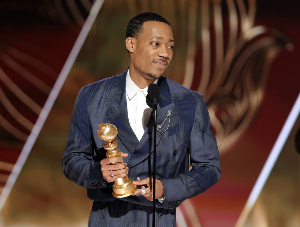 Tyler James Williams accepts the Best Supporting Actor in a Television Series