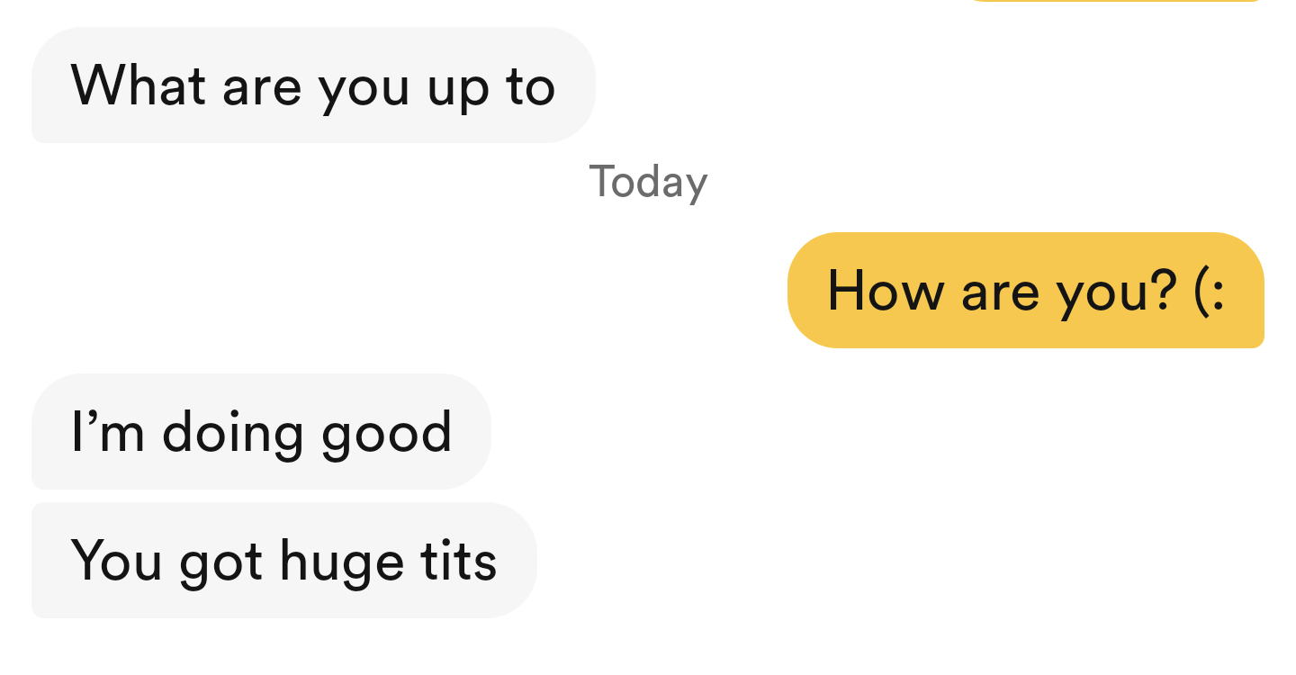 18 Bumble Dating App Screenshots That Are Unromantic - 56