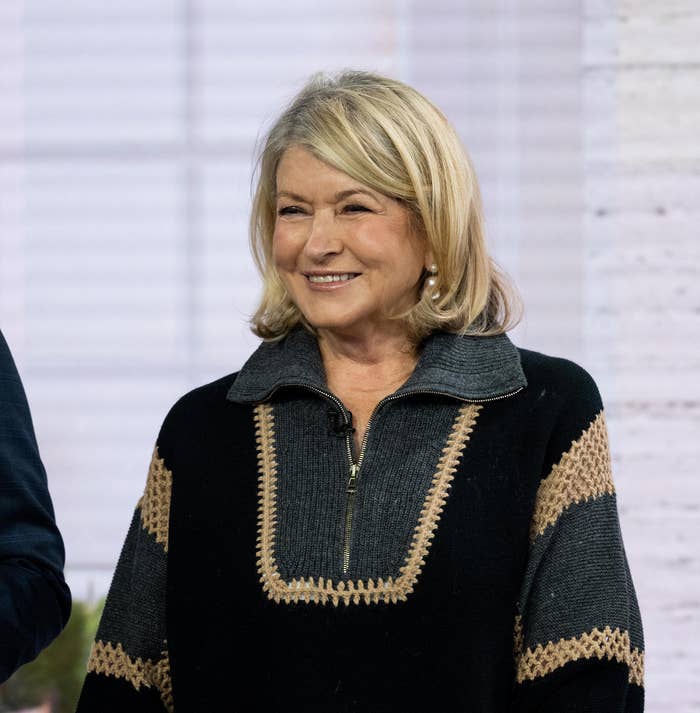 Closeup of Martha Stewart