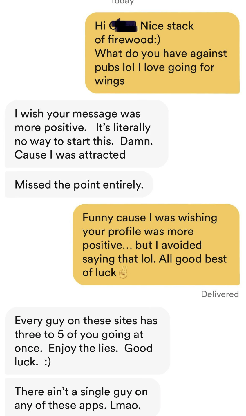 18 Bumble Dating App Screenshots That Are Unromantic - 10