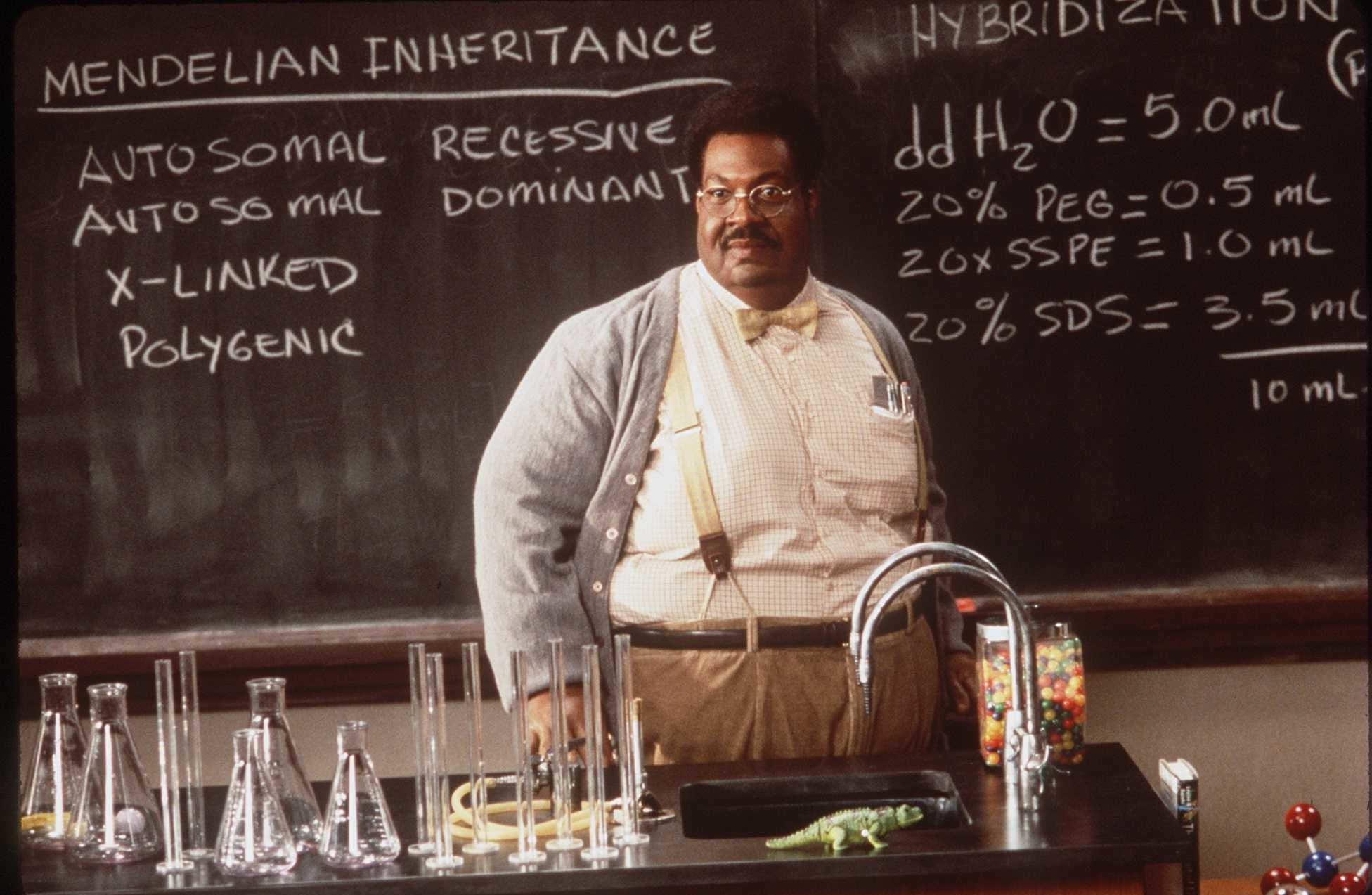 1996 EDDIE MURPHY STARS IN THE &quot;NUTTY PROFESSOR&quot; WHO DISCOVERS A LOVE POTION