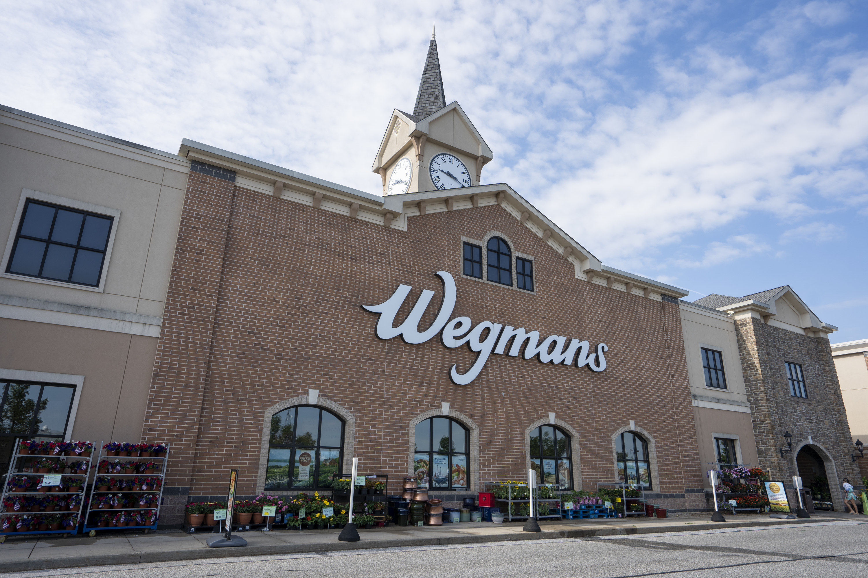 the exterior of a wegmans store