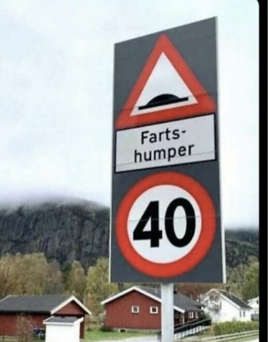 sign that says &quot;farts-humper&quot;