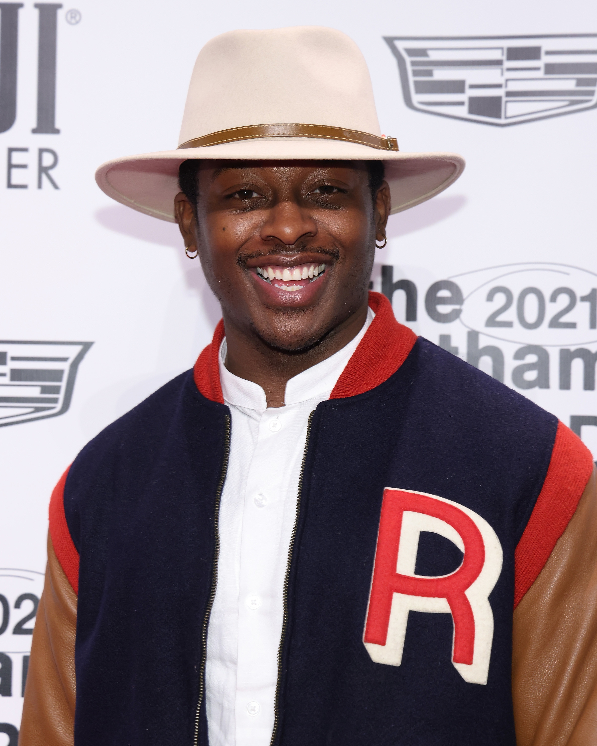 Brandon Micheal Hall on the red carpet