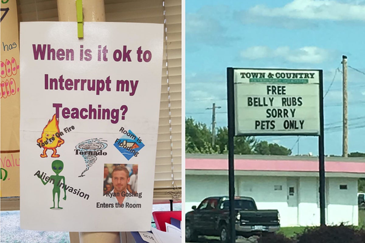 52 Funny Signs That Were Clearly Made By Funny People