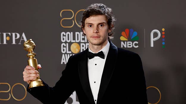 The mother of Jeffrey Dahmer victim Tony Hughes has criticized Evan Peters following his Golden Globe win for his portrayal of the serial killer.