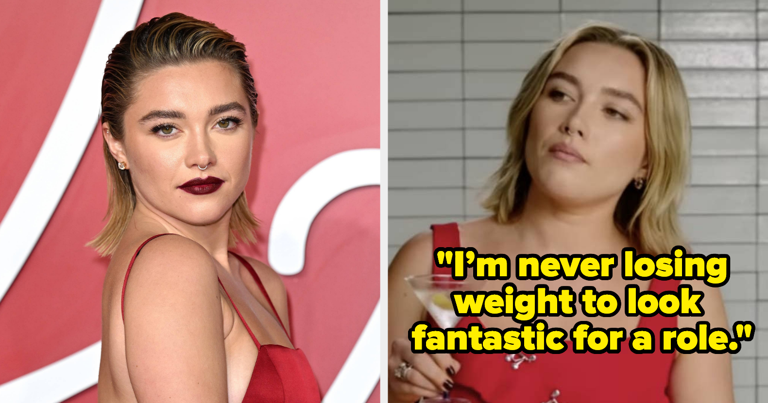 Florence Pugh Talks Not Complying With Hollywood's Body Image