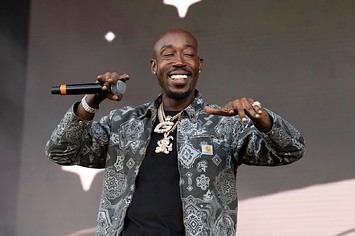 Freddie Gibbs performs during All Points East 2022 at Victoria Park