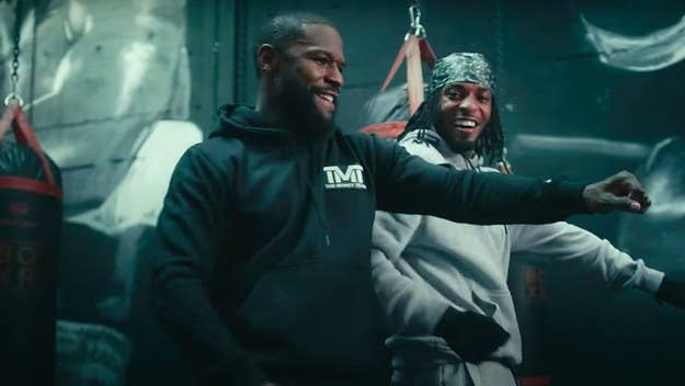 Armani White's 2023 is off to a strong start with the new track "Goated," featuring Denzel Curry. Floyd Mayweather appears in the track's official video.
