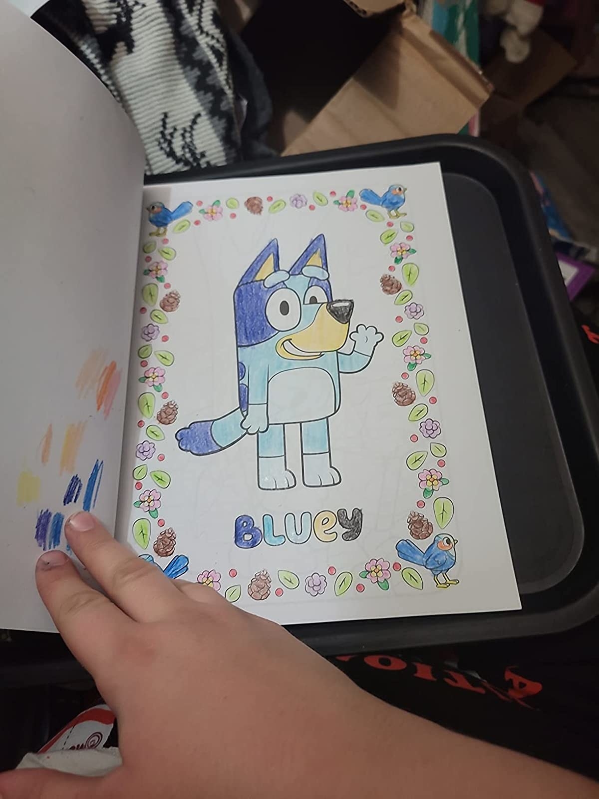 a reviewer&#x27;s bluey coloring page
