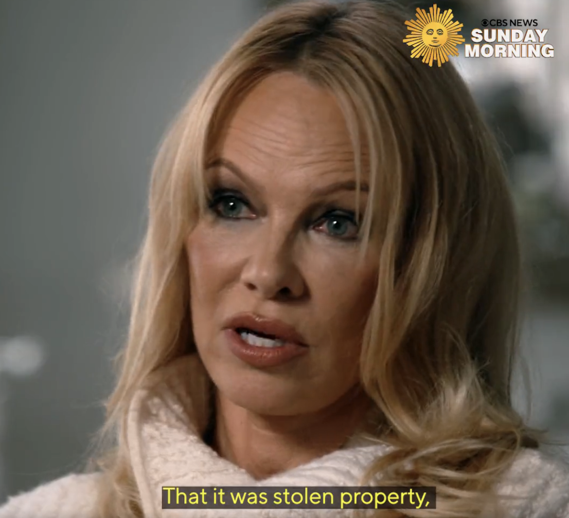 Pamela Anderson Says She Has Never Watched Stolen Sex Tape