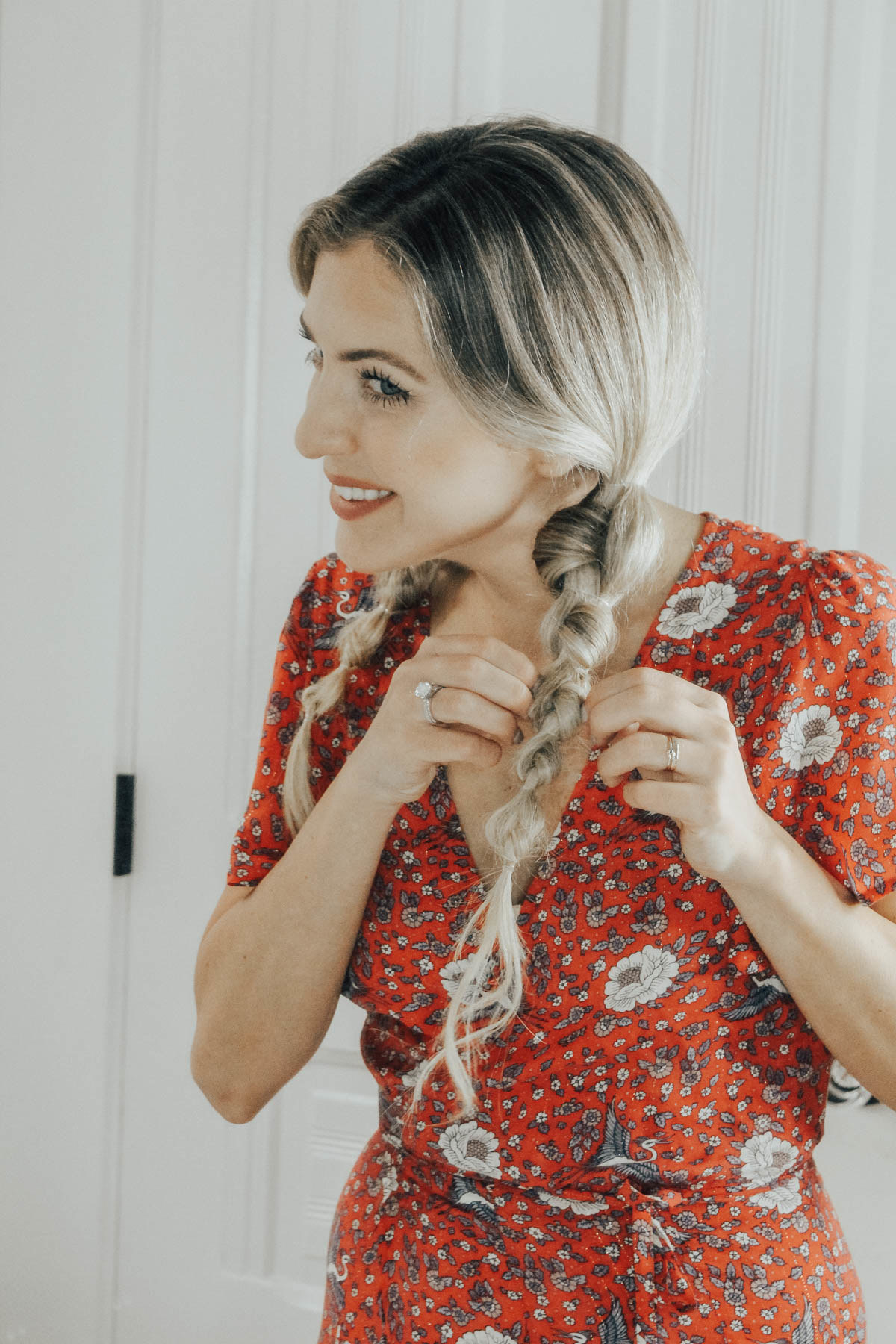knotted pigtail braids