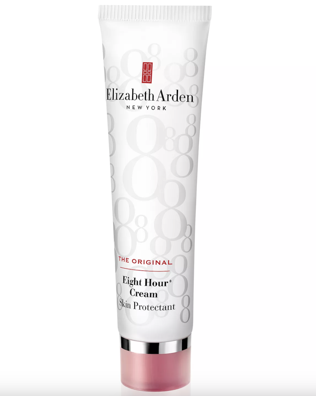 A container of skin protectant moisturizer cream from the brand Elizabeth Arden