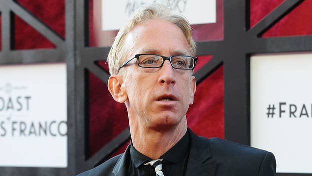 Andy Dick was arrested on Friday morning for public intoxication and failing to update his sex offender registration in Lake Elsinore, California.