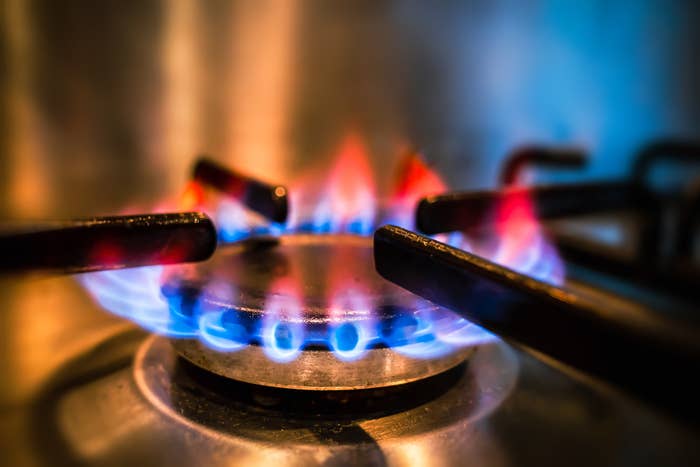An image of a gas stove