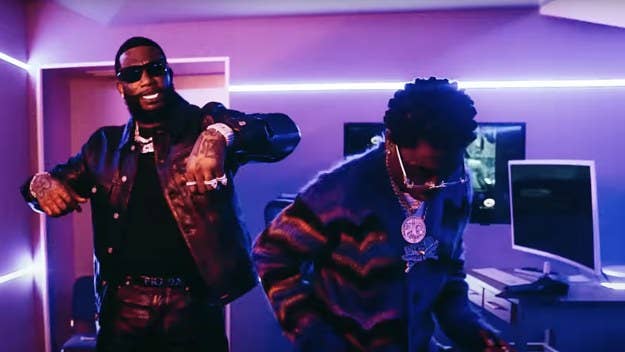 Gucci Mane and Kodak Black have collaborated on tracks like “I Knew It,” “Big Boy Diamonds,” “Vibin in This Bih,” and “Wake Up in the Sky” with Bruno Mars.