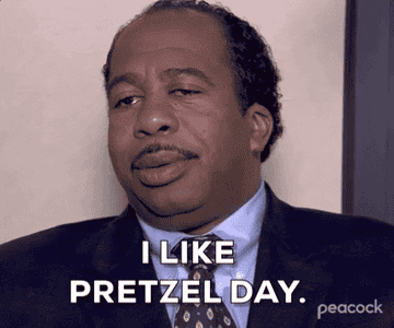 stanley saying i like pretzel day on the office