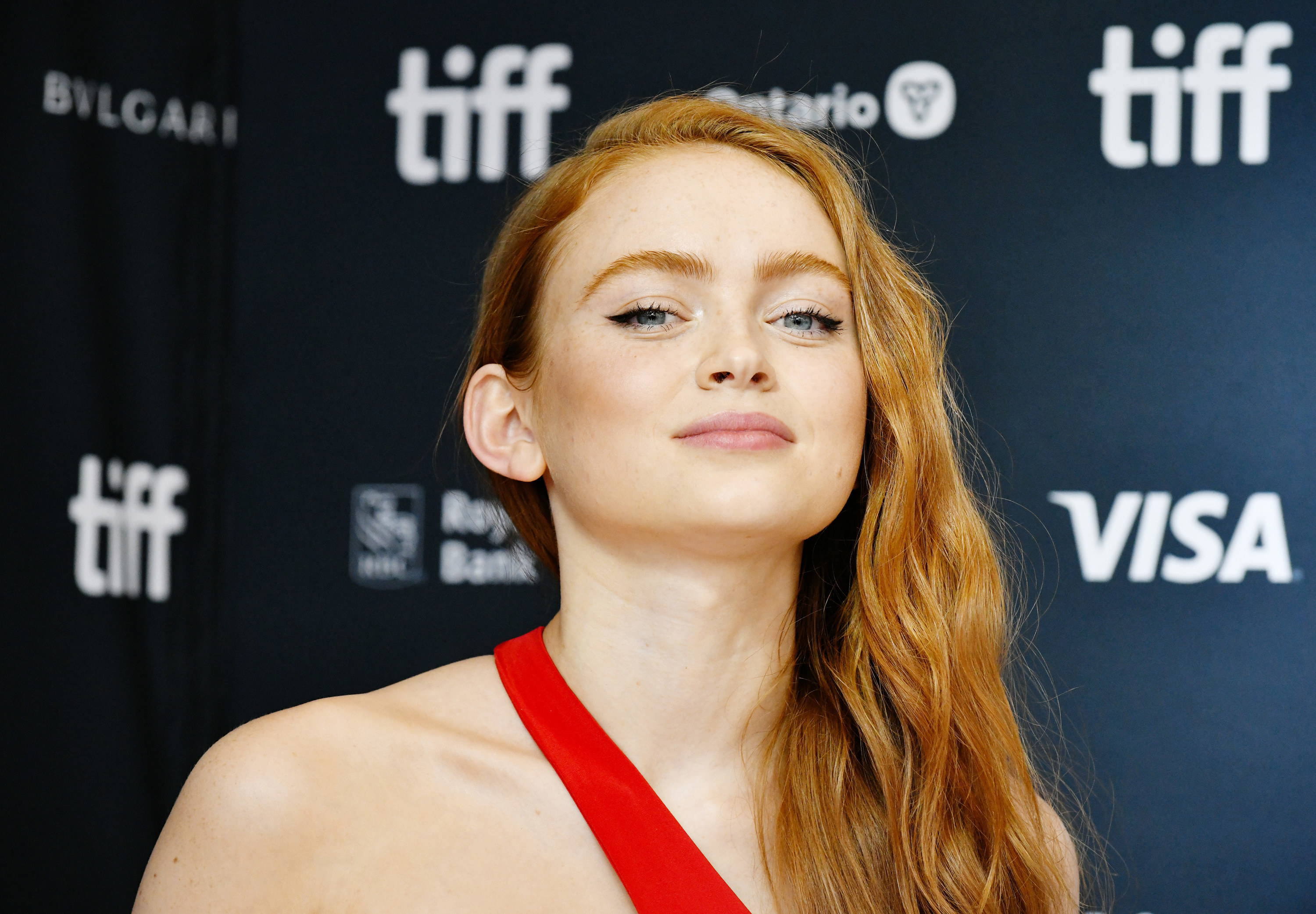 Closeup of Sadie Sink