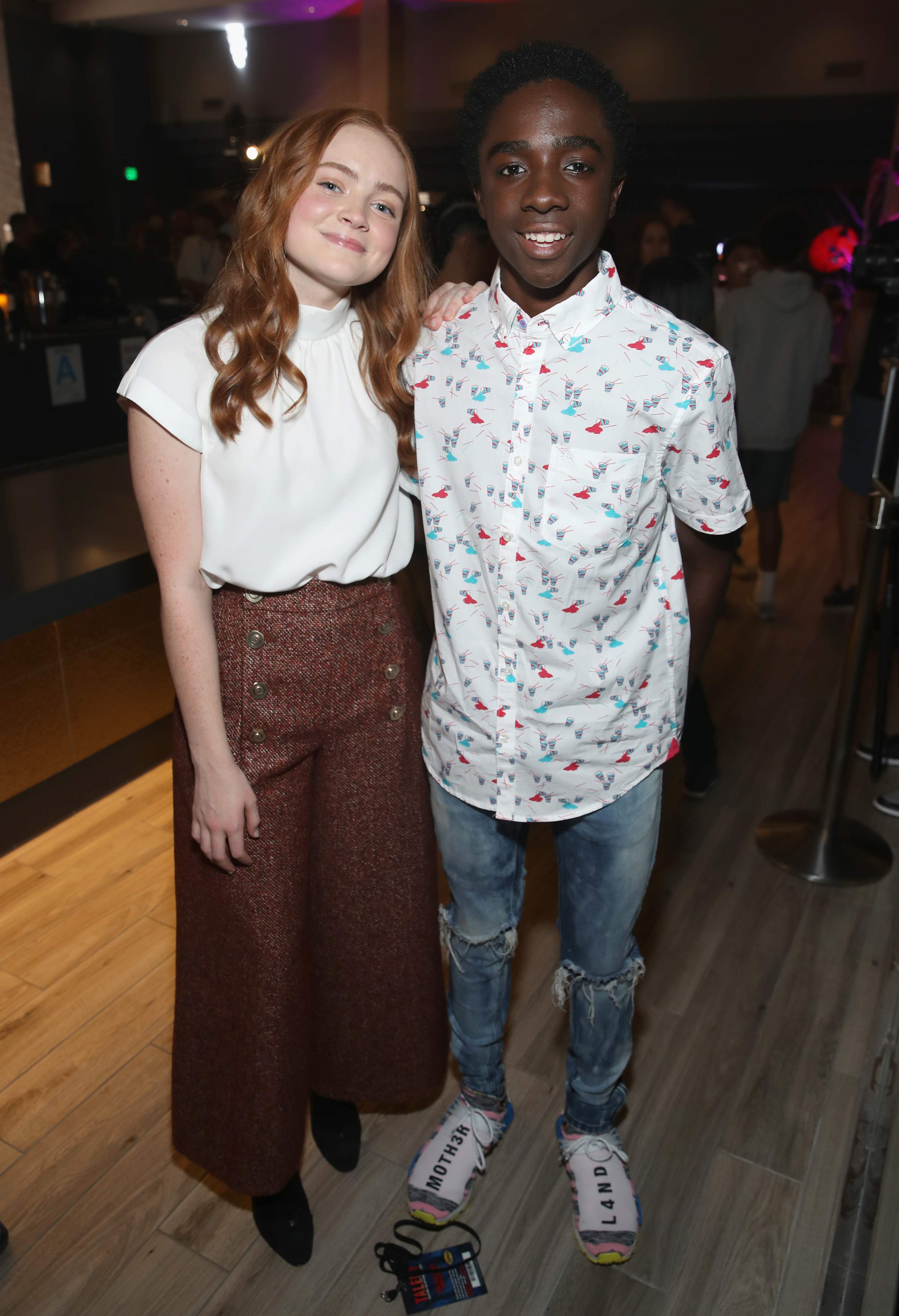 Sadie Sink and Caleb McLaughlin